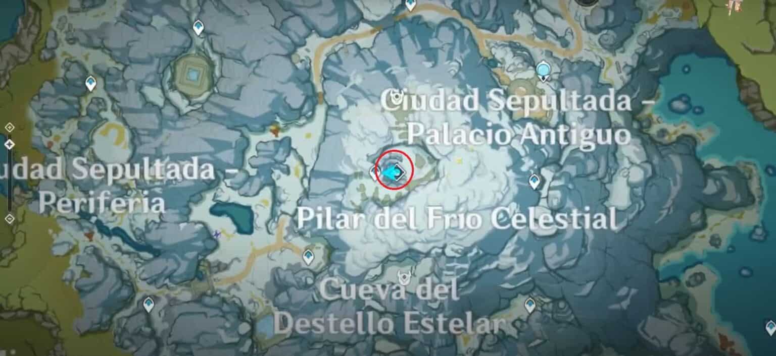 Lokasi dari 8 Ukiran Kuno Espinadragón di Genshin Impact - GuíasTeam