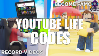 Roblox Youtube Life Códigos Agosto 2022
