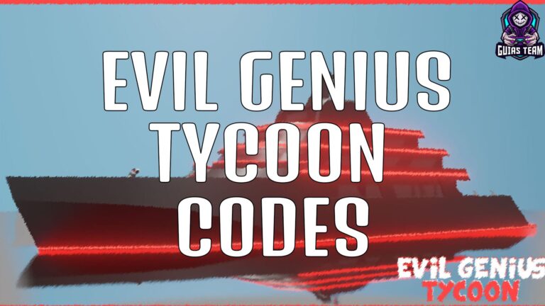 Códigos de Evil Genius Tycoon Diciembre 2022