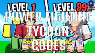 Códigos de Power Fighting Tycoon Junio 2022