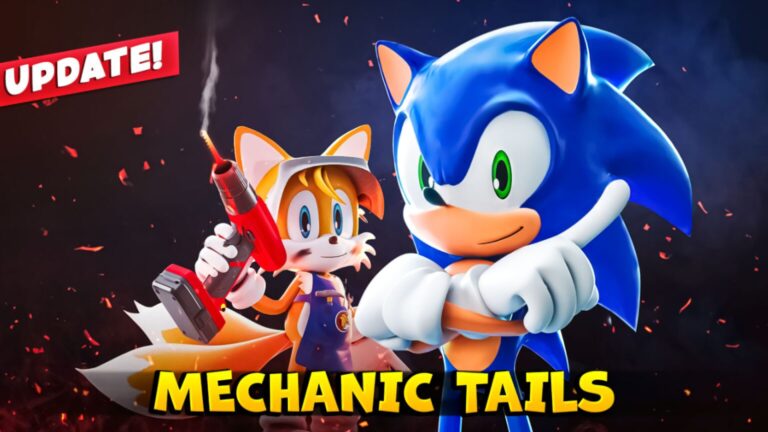 Actualización Tails Mecánico para Roblox Sonic Speed Simulator