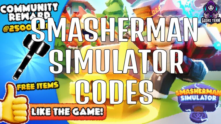 Códigos de Smasherman Simulator Diciembre 2022