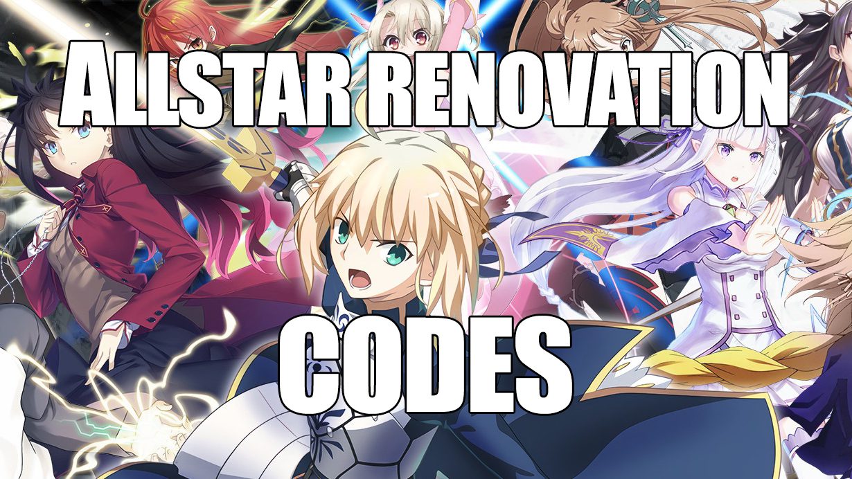 Allstar Renovation Codes (September 2022)