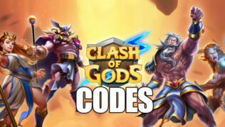 Clash of Gods Códigos (Diciembre 2022)