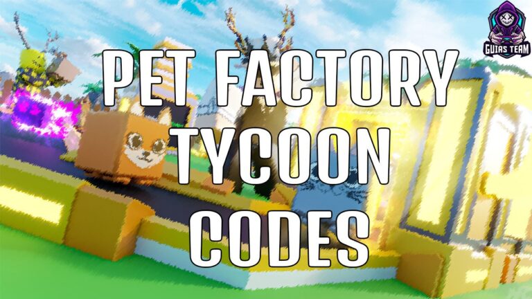 Códigos de Pet Factory Tycoon Febrero 2023