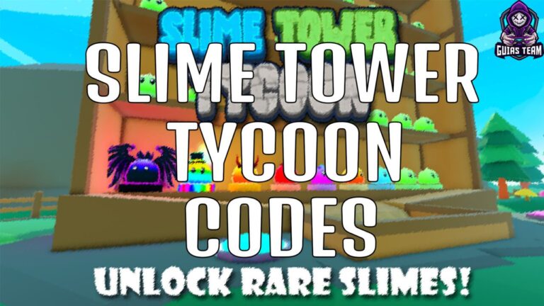 Códigos de Slime Tower Tycoon Junio 2023