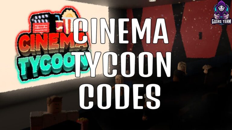 Códigos de Cinema Tycoon Diciembre 2022