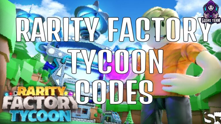 Códigos de Rarity Factorty Tycoon Noviembre 2022