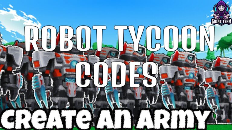 Códigos de Robot Tycoon Noviembre 2022
