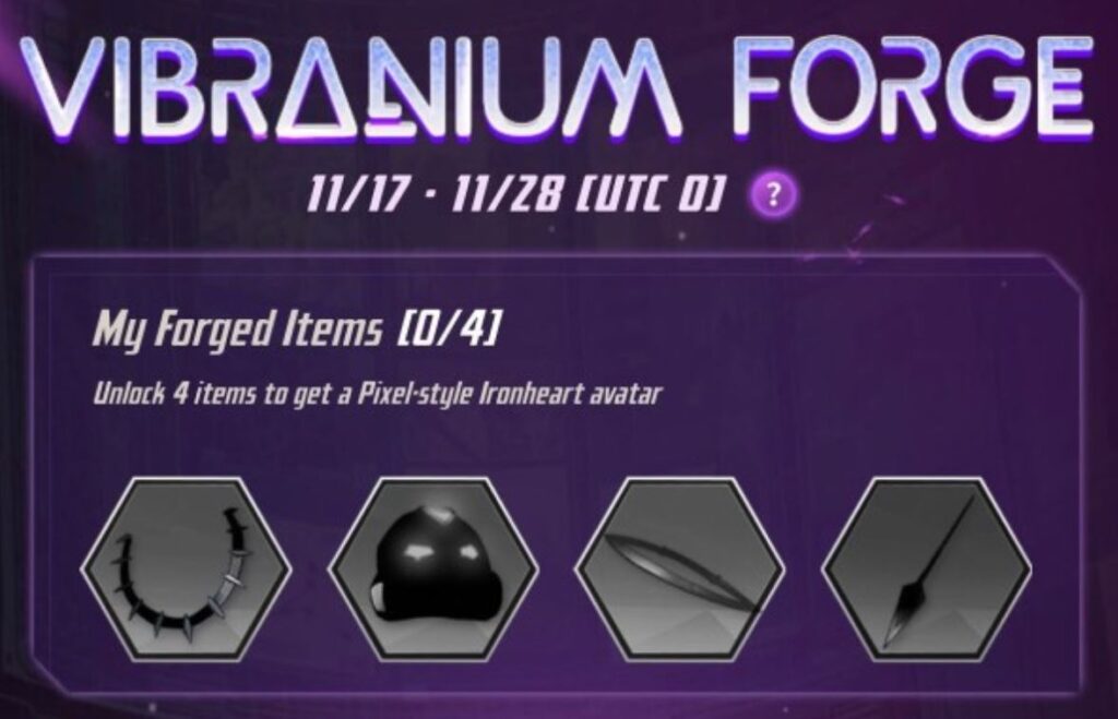 Vibranium Forge evento